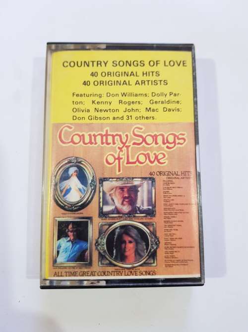 Country Songs of Love, 40 Original Hits, Cassette