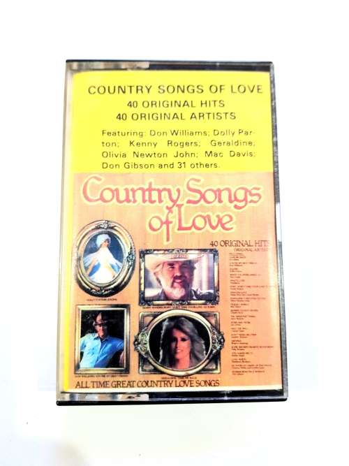 Country Songs of Love, 40 Original Hits, Cassette