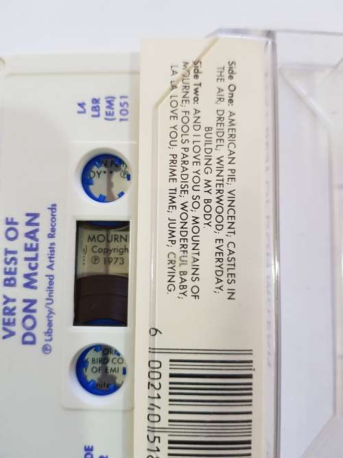 Don McLean, Very Best Of, Cassette