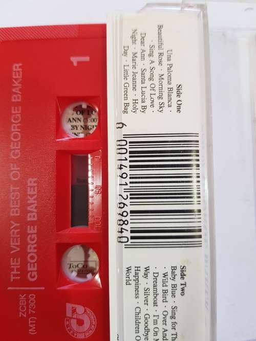 George Baker, The Very Best Of, Cassette