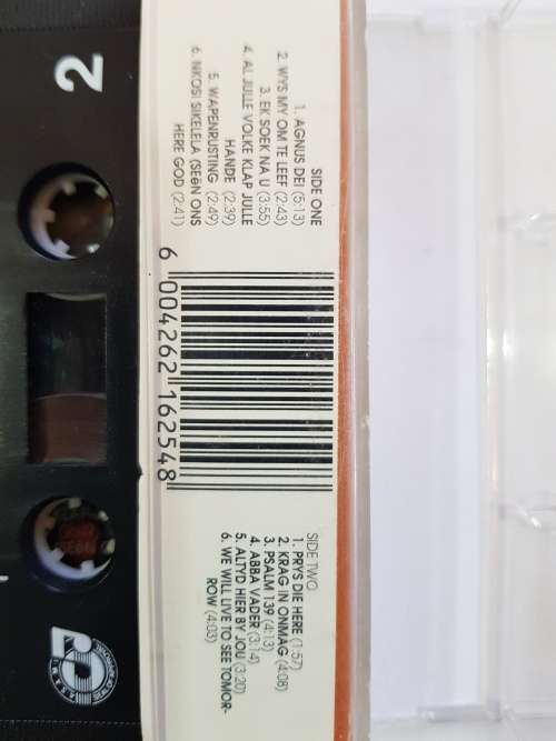 Willie Joubert, Lentereen, Cassette