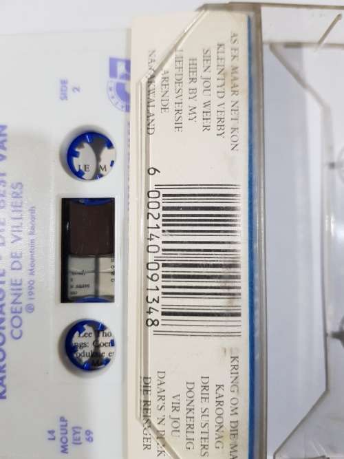 Coenie De Villiers, Karoonagte, Die Beste Van, Cassette