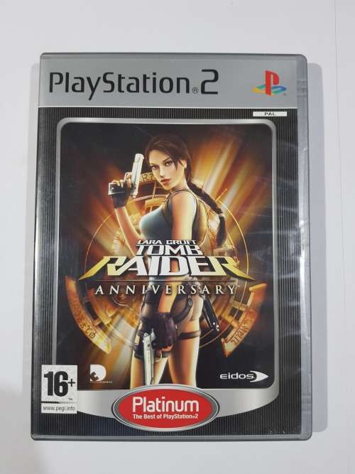 PS2, Playstation 2, Tomb Raider Anniversary, Platinum