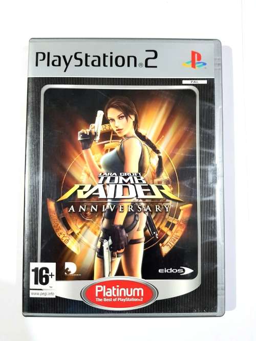 PS2, Playstation 2, Tomb Raider Anniversary, Platinum