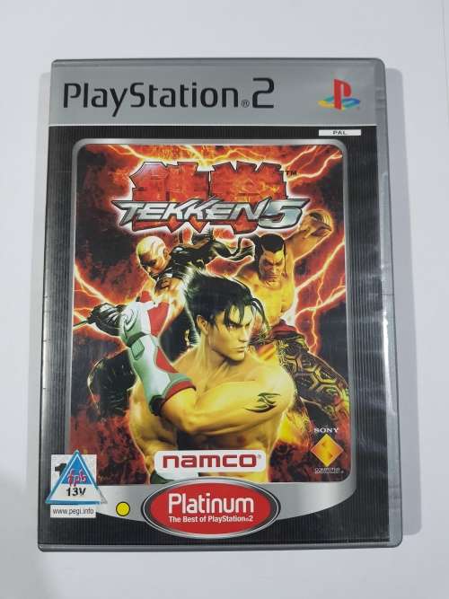 PS2, Playstation 2, Tekken 5, Platinum