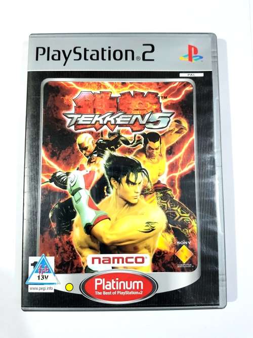 PS2, Playstation 2, Tekken 5, Platinum