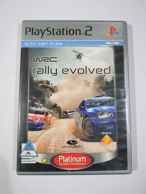 PS2, Playstation 2, WRC Rally Evolved, Platinum