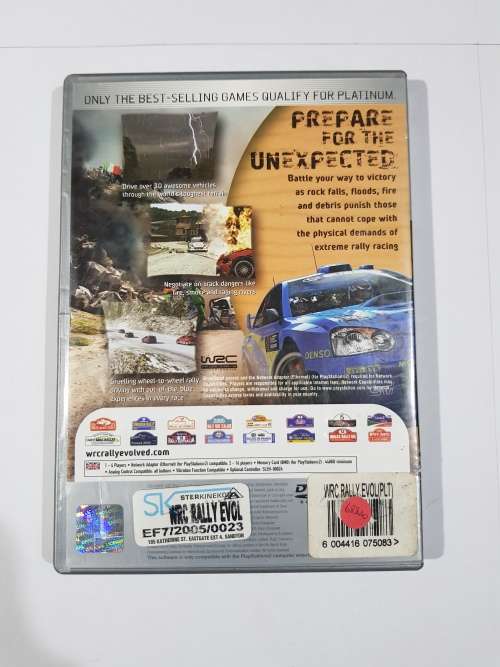 PS2, Playstation 2, WRC Rally Evolved, Platinum
