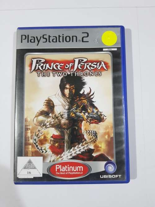PS2, Playstation 2, Prince of Persia, The Two Thrones, Platinum
