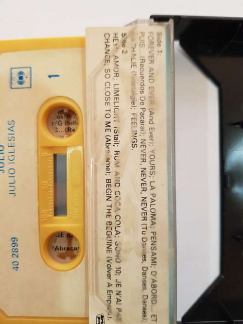 Julio Iglesias, Julio, Cassette