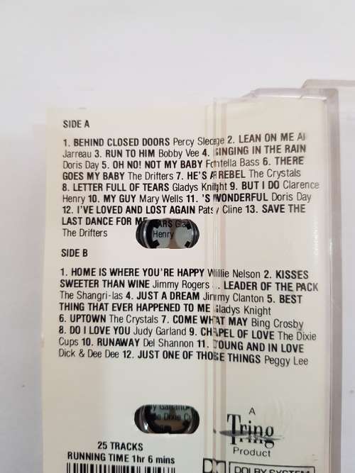 25 of the Greatest Love Songs Vol. 2, Cassette