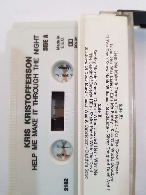 Kris Kristofferson, Help Me Make It Through The Night, Cassette