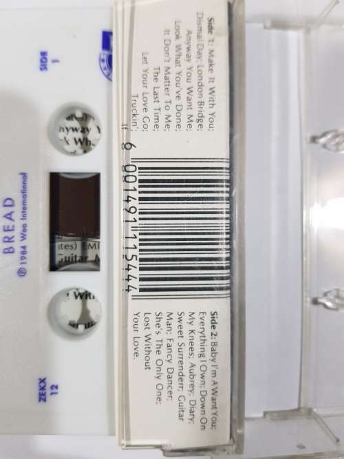 Bread, Anthology, Cassette