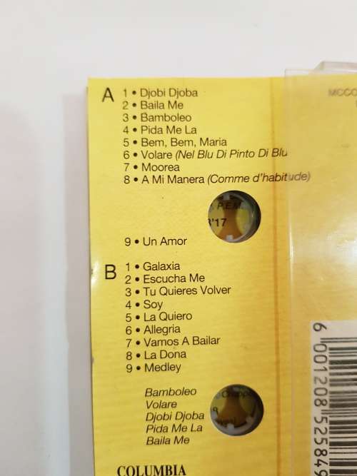 Gipsy Kings, Greatest Hits, Cassette