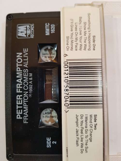 Peter Frampton, Frampton Comes Alive, Cassette