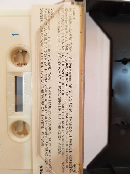 Ipi Tombi, South African Cast Recording, Cassette