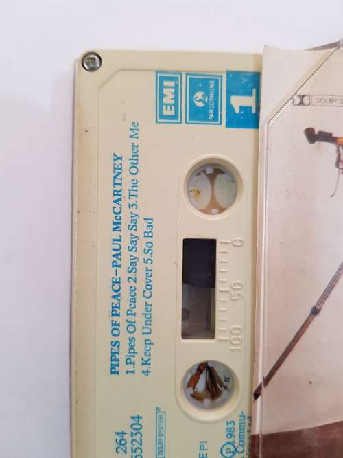 Paul McCartney, Pipes of Peace, Cassette