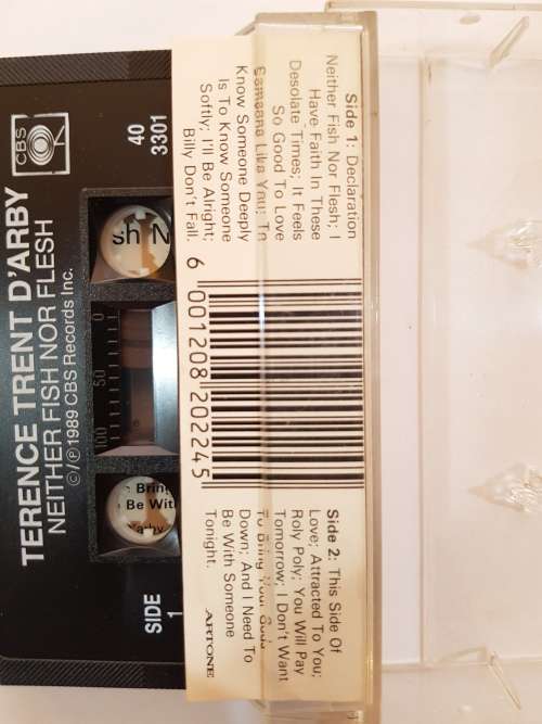 Terence Trent D`arby, Neither Fish Nor Flesh, Cassette