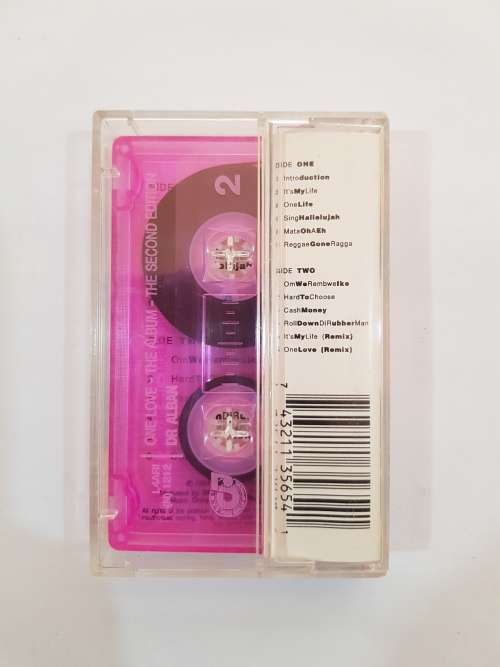 Dr. Alban, One Love, The Album, Second Edition, Cassette