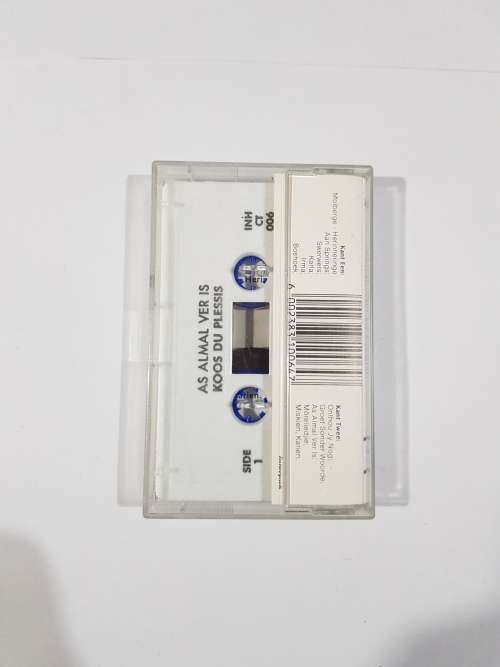 Koos Du Plessis, As Almal Ver Is, Cassette