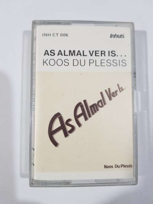 Koos Du Plessis, As Almal Ver Is, Cassette