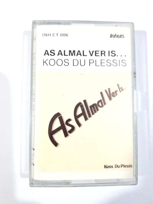 Koos Du Plessis, As Almal Ver Is, Cassette