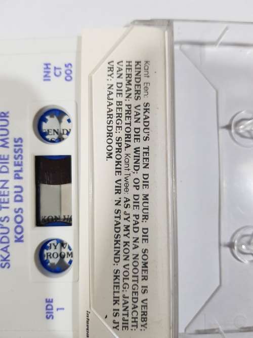 Koos Du Plessis, Skadu`s Teen Die Muur, Cassette