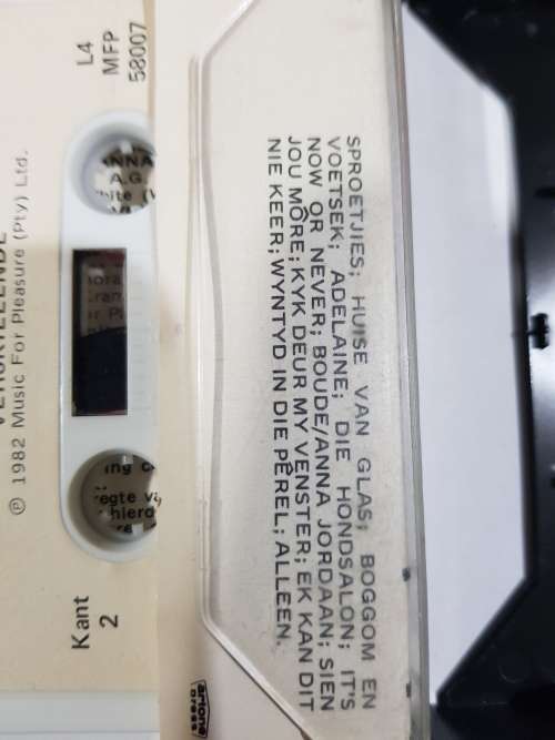 Platepraatjies Vol. 2, Verskillende, Cassette