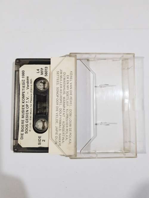 Die Boere Musiek Kompetiese 1980, Cassette