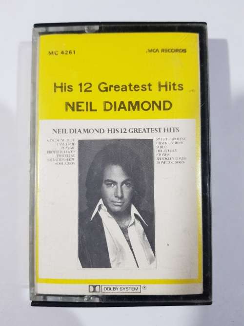 Neil Diamond, His 12 Greatest Hits, Cassette
