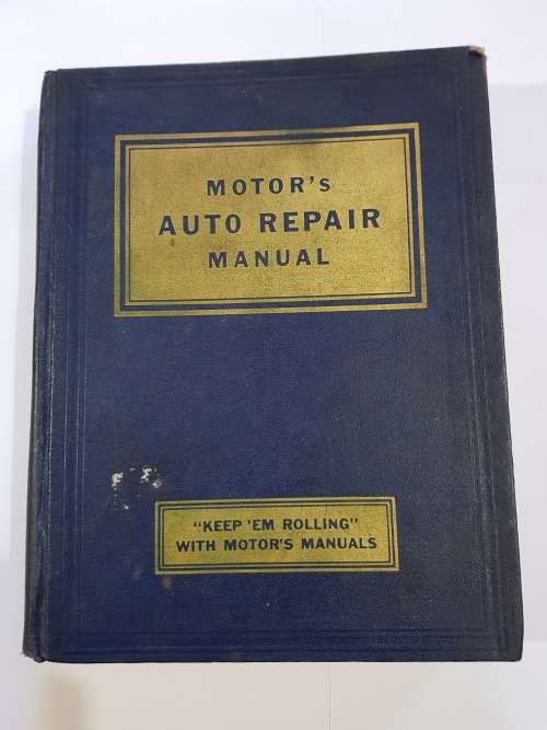 Motor`s Auto Repair Manual, Harold F. Blanchard, 16th Edition