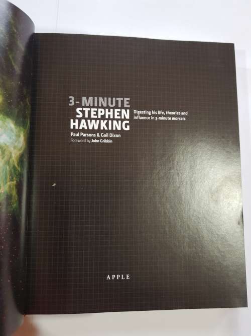 3-Minute Stephen Hawking by Paul Parsons and Gail Dixon