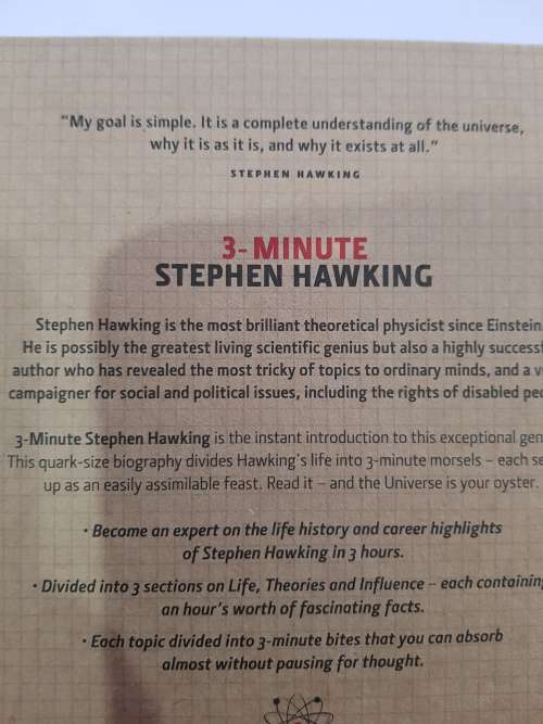3-Minute Stephen Hawking by Paul Parsons and Gail Dixon