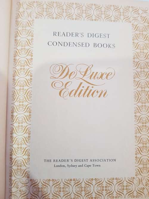 Reader`s Digest Condensed Books, Deluxe Edition, 1st Edition, 1966