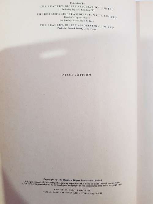 Reader`s Digest Condensed Books, Deluxe Edition, 1st Edition, 1966