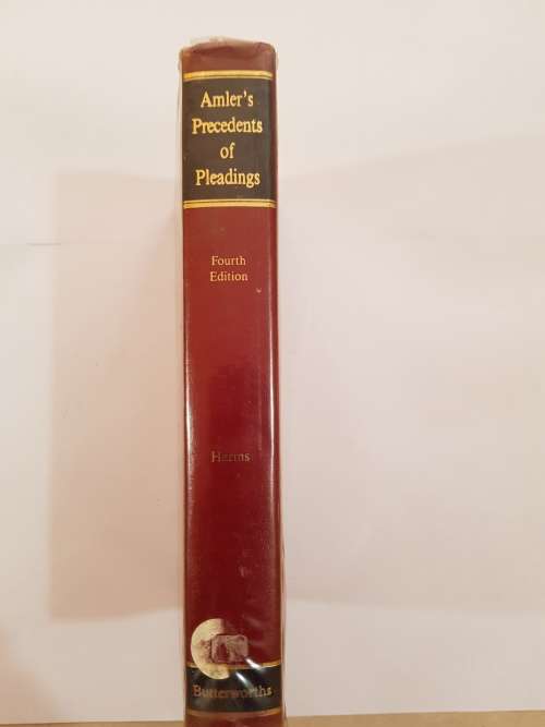Amler`s Precedents of Pleadings, Fourth Edition by LTC Harms, 1993