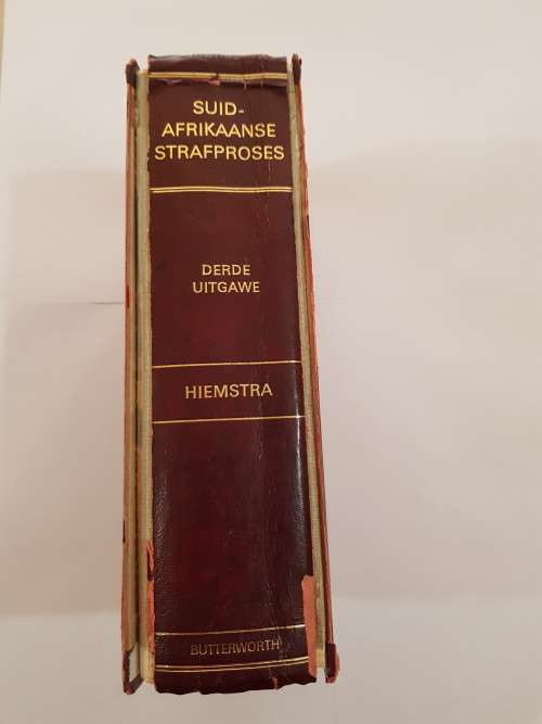 Suid-Afrikaanse Strafproses, Derde Uitgawe deur V.G. Hiemstra, 1981