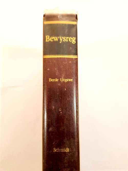 Bewysreg, Derde Uitgawe deur C.W.H. Schmidt, 1989