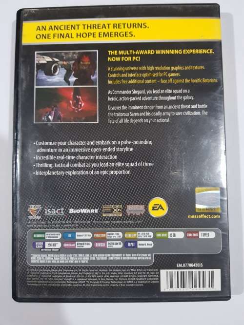 Mass Effect, PC DVD