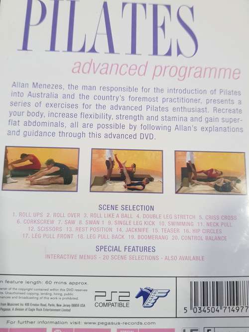 Pilates, Advanced Programme, DVD