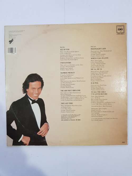 Julio Iglesias, 1100 Bel Air Place LP, VG+
