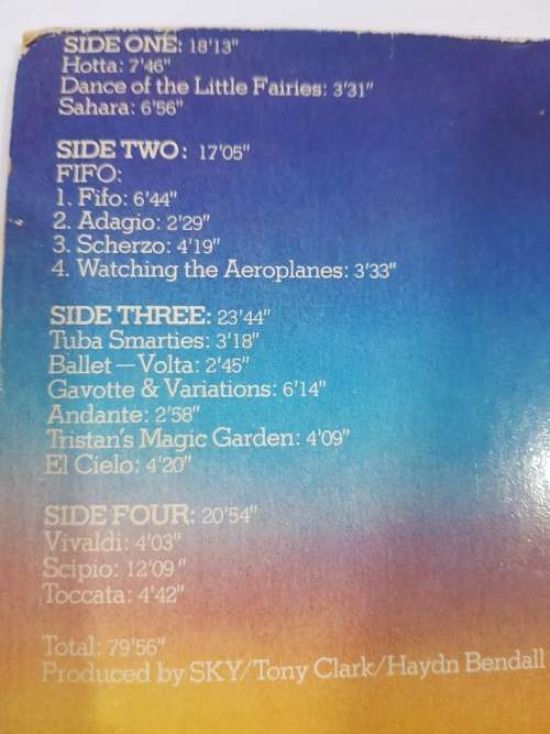 Sky, Sky 2 Double LP, VG+, Germany