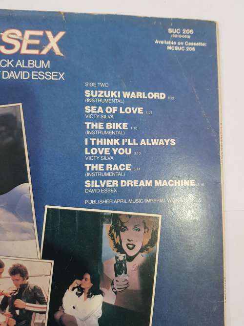 David Essex, Silver Dream Racer LP, VG