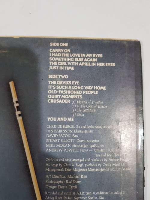 Chris De Burgh, Crusader LP, VG+