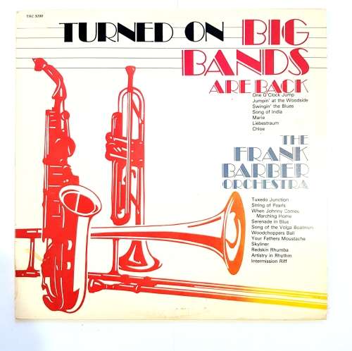 Turned on Big Bands, The Frank Barber Orchestra LP, VG+