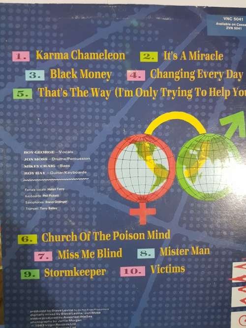 Culture Club, Colour by Numbers, LP, VG