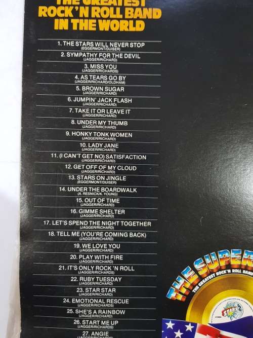 Stars on 45 The Superstars/Stars on Stevie LP, VG+
