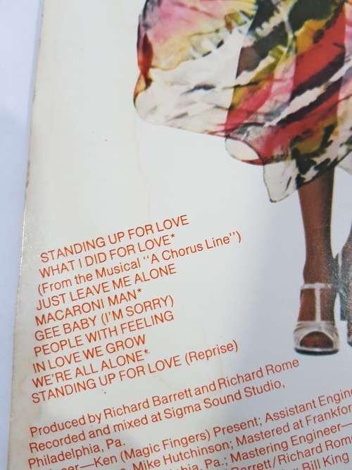 The Three Degrees, Standing Up For Love LP, VG