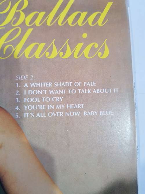 Rock Ballad Classics LP, VG
