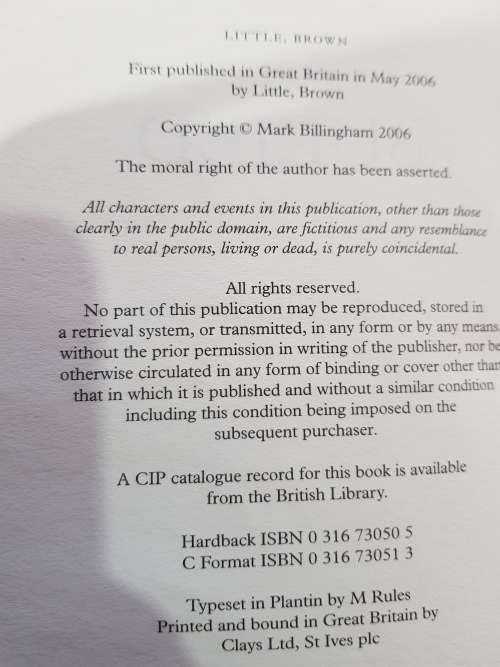 Buried by Mark Billingham